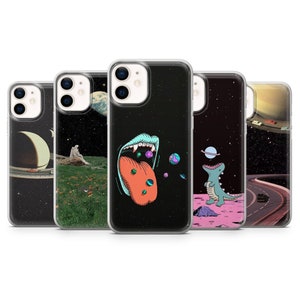 Trippy Planets Phone Case Cover for iPhone 17Pro, 16E, 15, 14, 13 Samsung S25, S24Fe, S23, A56, A15 Pixel 10Pro XL, 9A, 8A, 8Pro, 7A, 6A