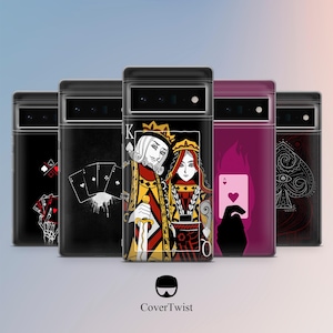 Pokerkortleksskal till Google Pixel 10Pro XL, 9Pro, 9A, 8A, 7Pro, 7, Samsung S25, S24Fe, S23, A56, A15 iPhone 17 Pro Max, 16E