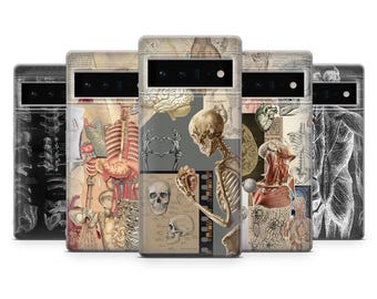Body Anatomy Phone Case Cover for Google Pixel 10Pro XL, 9Pro, 9A, 8A, 7Pro, 7A, 6A Samsung S25, S24Fe, S23, A56, A15 iPhone 17 Pro Max, 16E
