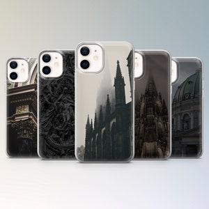 Gothic Architecture Phone Case Cathedral Cover for iPhone 15 Pro, 14, 13, 12, 11, Samsung S23Ultra, S22, S21Fe, S20+,A13, A14, Pixel 8A, 7