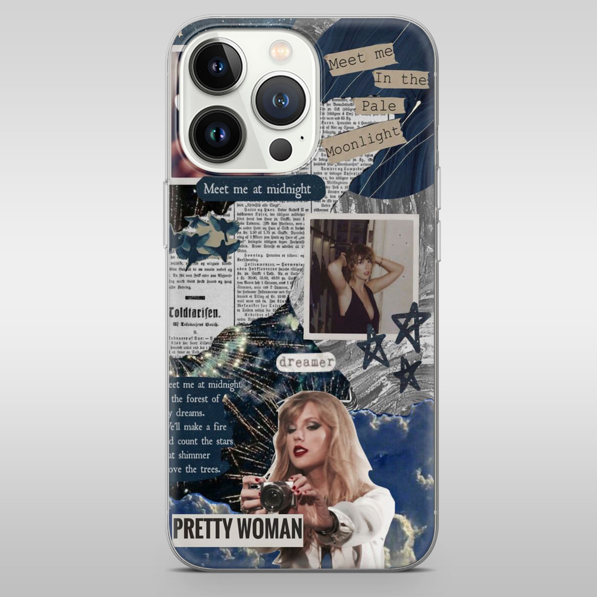 Discover Taylor Lyrics Phone Case Midnight Eras Tour Cover for iPhone