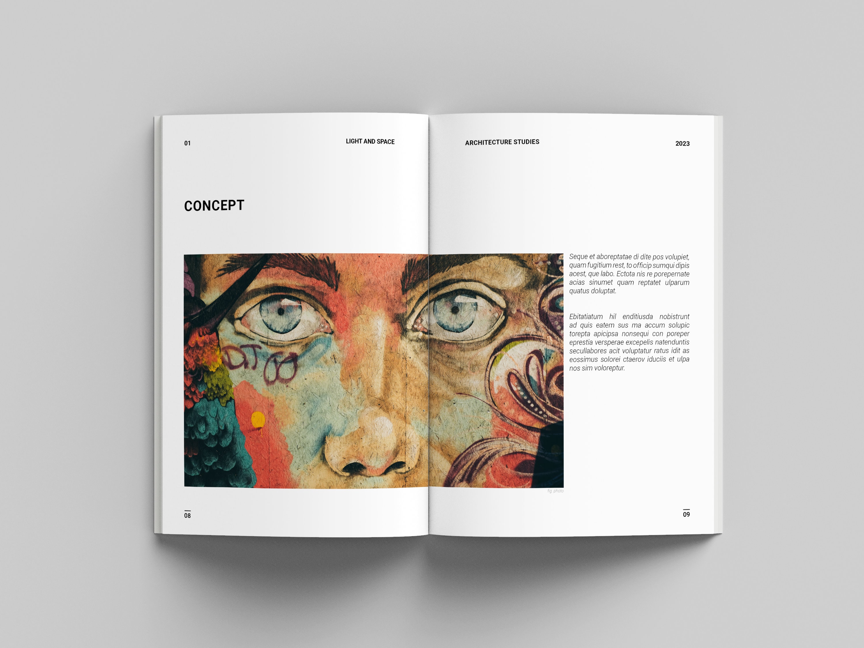 ARCHITECTURE PORTFOLIO INDESIGN TEMPLATE visual data 8