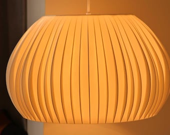 Modern Pendant Lamp, 3D Printed W40cm Lamp Shade, Elegant Chandelier, Gift For Family