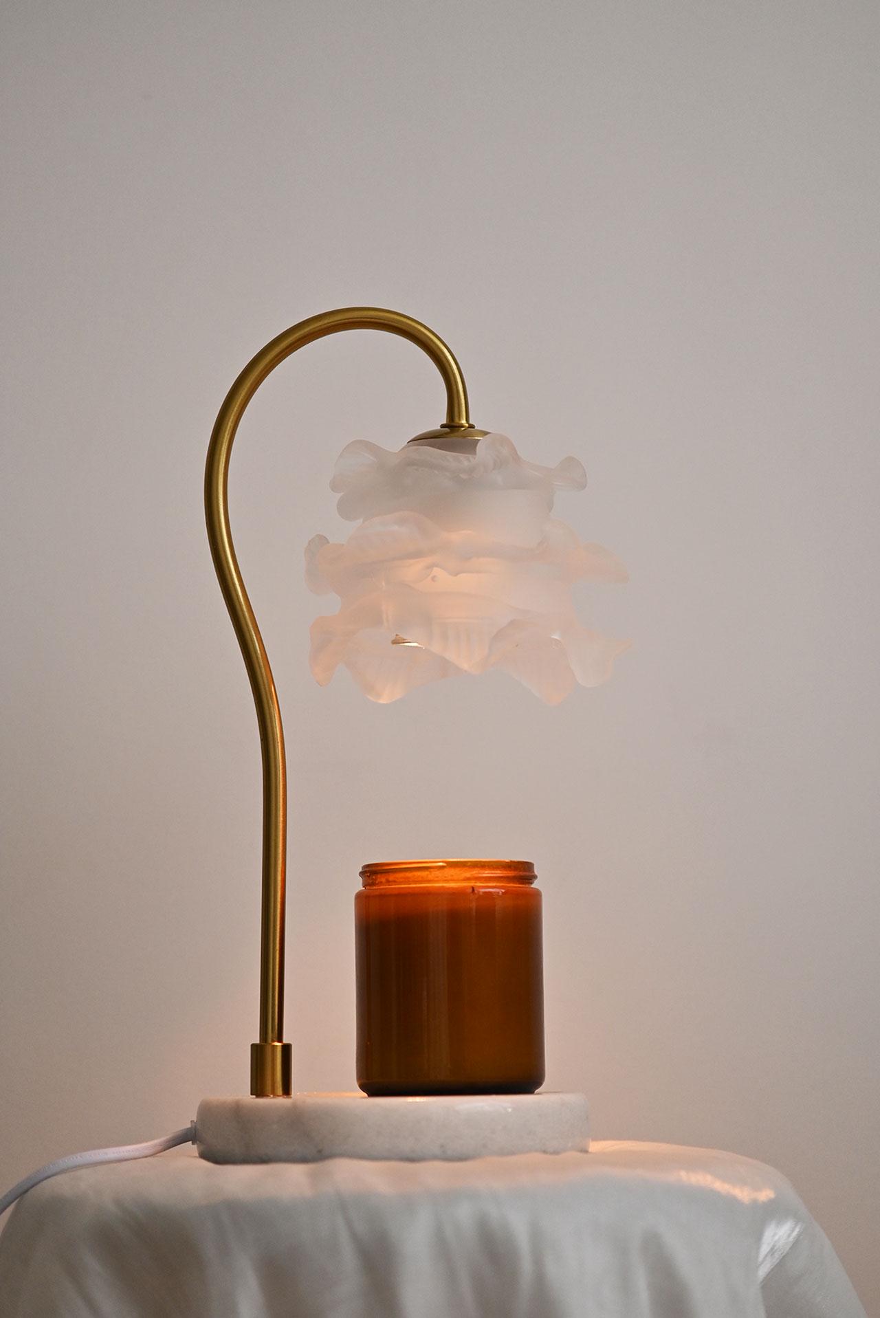 Flower Flameless Candle Warmer Lamp, Electric Melt Warmer Lamp ...
