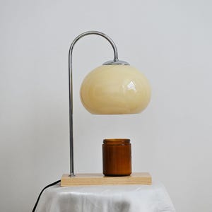 Lampada scalda-fragranze elettrica, lampada per fusione di cera senza fumo per camera da letto, comodino, soggiorno, decorativa, luce notturna, regalo per il migliore amico