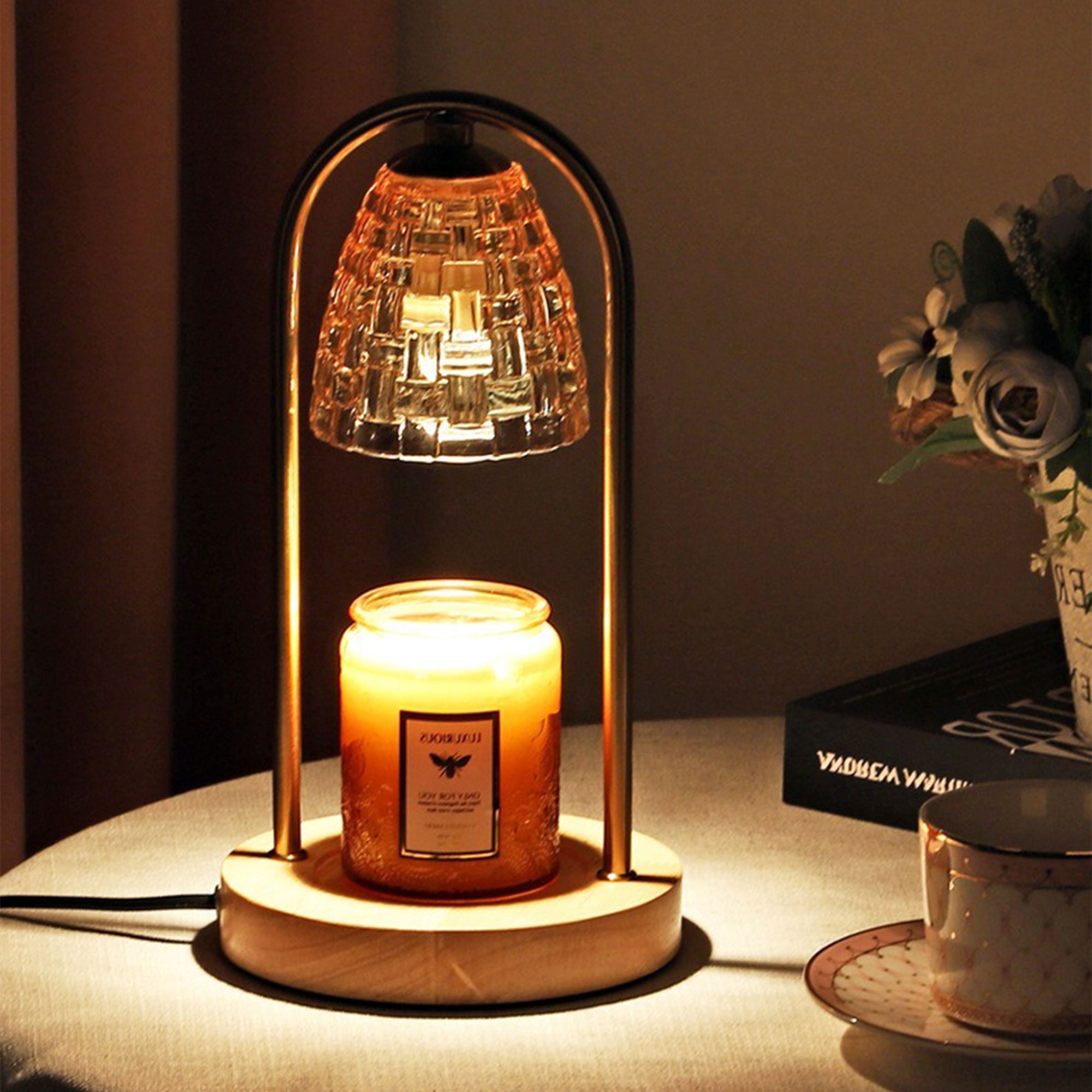 110V/220V Candle Warmer Table Lamp Korean Interior Wax Burner