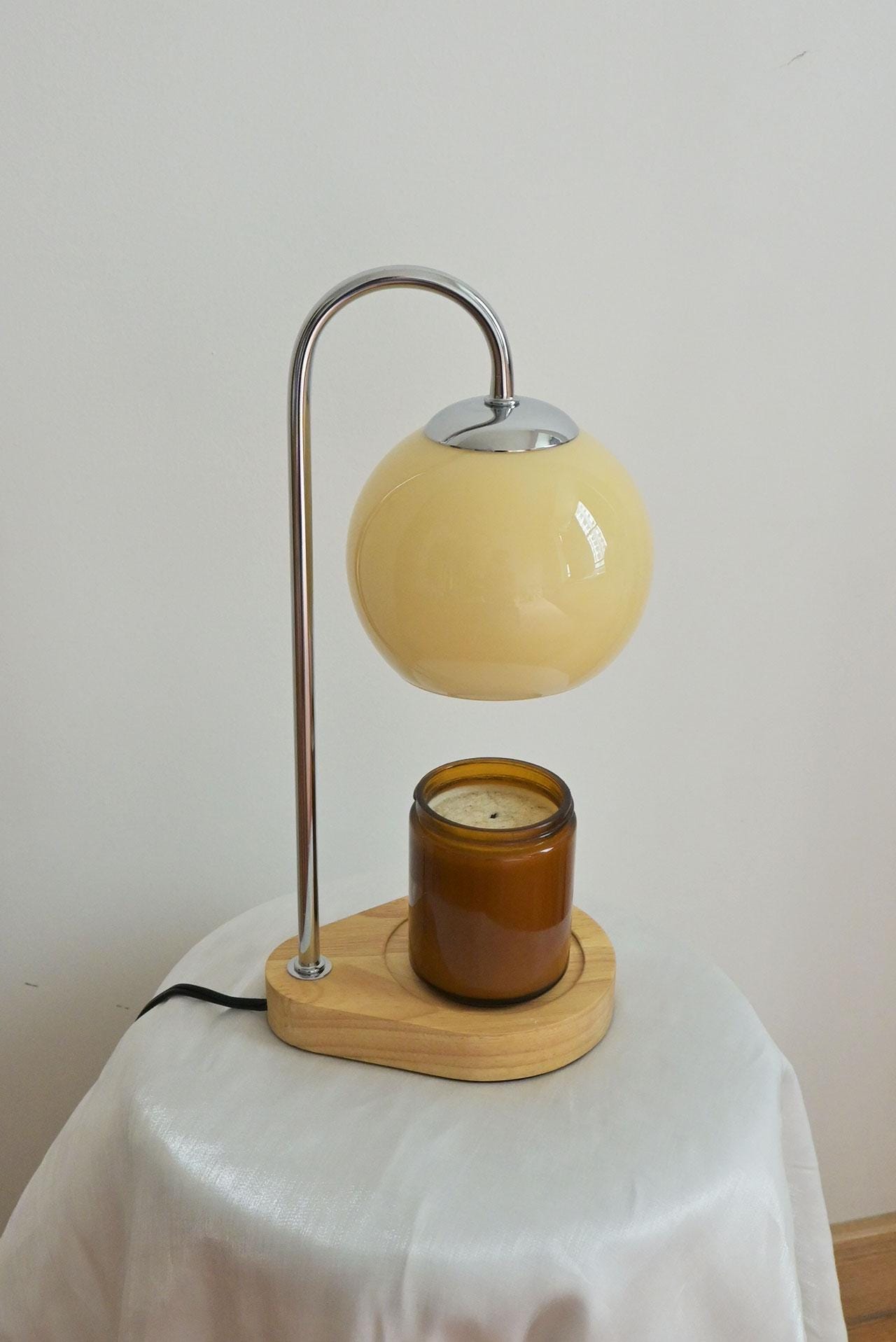 Kerzenwärmer Lampe – Transparent, Zum Schonenden Erwärmen Von Duftkerzen