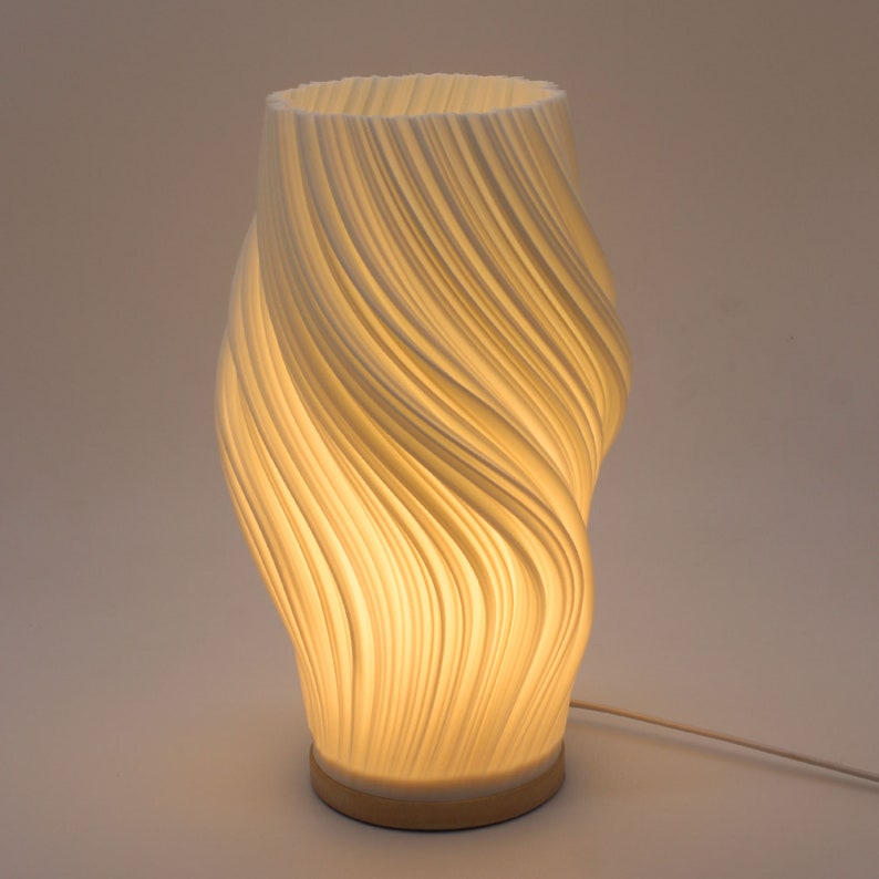 2 Color Lighting 3D Printed Lamp, Art Decoration For Home, Bedroom Table Lamp zdjęcie 6