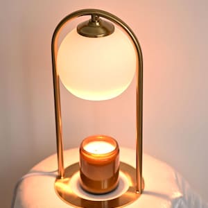 Aromatherapy Candle Warmer Lamp, Wax Melter, Smart Timing 2h 4h 8h, Flameless Fragrance Warmer