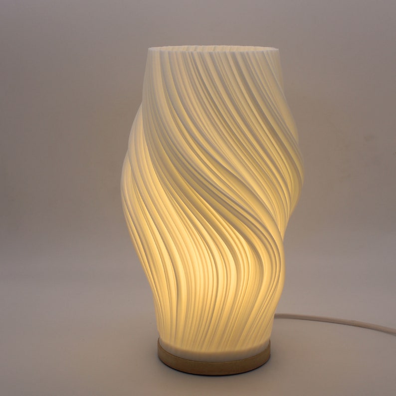 2 Color Lighting 3D Printed Lamp, Art Decoration For Home, Bedroom Table Lamp zdjęcie 9