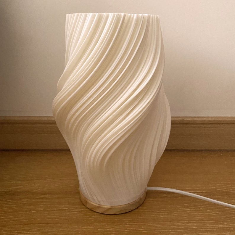 2 Color Lighting 3D Printed Lamp, Art Decoration For Home, Bedroom Table Lamp zdjęcie 3