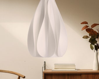 Flower Hanging Lamp 3D Printed, Kids Room Decor