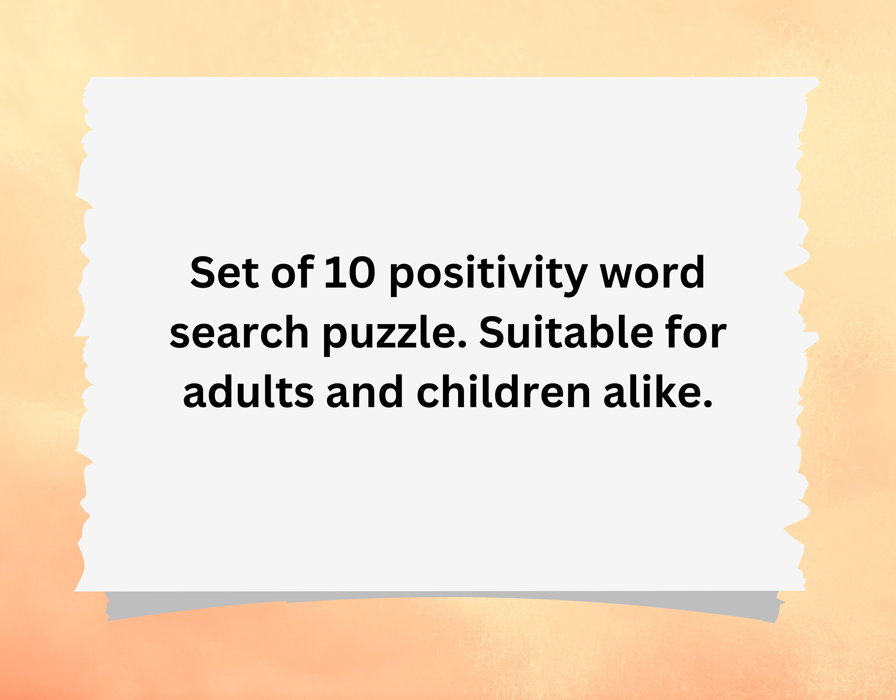 Positivity Word Search Puzzle Book, 100 Words Bundle, Anxiety Relief