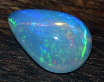 2.85 Cts Natural Ethiopian Opal Cabochon AAA Grade 13 x 9 MM Top Quality Welo Opal Cabs Large Size White Opal Jewelry Fire Opal Loose Stone