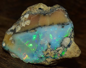 18.75 Cts Cut Grade Ethiopian Opal Rough AAA Quality 26 x 21 MM Top Quality Free Form Welo Opal Raw White Opal Jewelry Welo Opal Raw Stone