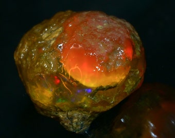 152,50 Cts Opale éthiopienne naturelle Taille brute 36 x 36 MM Qualité supérieure Forme libre Welo Opal Taille Opale blanche Welo Fire Bijoux Opale Pierre brute