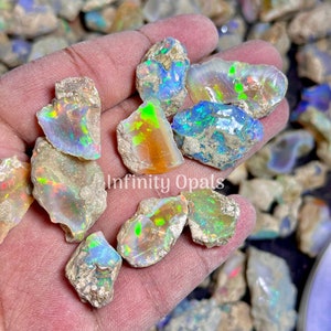 Super Quality Opal Rough Large Size AAA Grade Ethiopian Welo Opal Raw Suitable For Cutting And Jewelry Dry Opal Rough Lot Fire Opal Crystal image 3