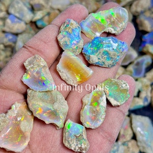 Super Quality Opal Rough Large Size AAA Grade Ethiopian Welo Opal Raw Suitable For Cutting And Jewelry Dry Opal Rough Lot Fire Opal Crystal image 4