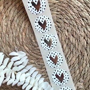 Sticker golden heart and dots | Stickers, Gift stickers, Birthday stickers, Heart, Love, Gift wrapping