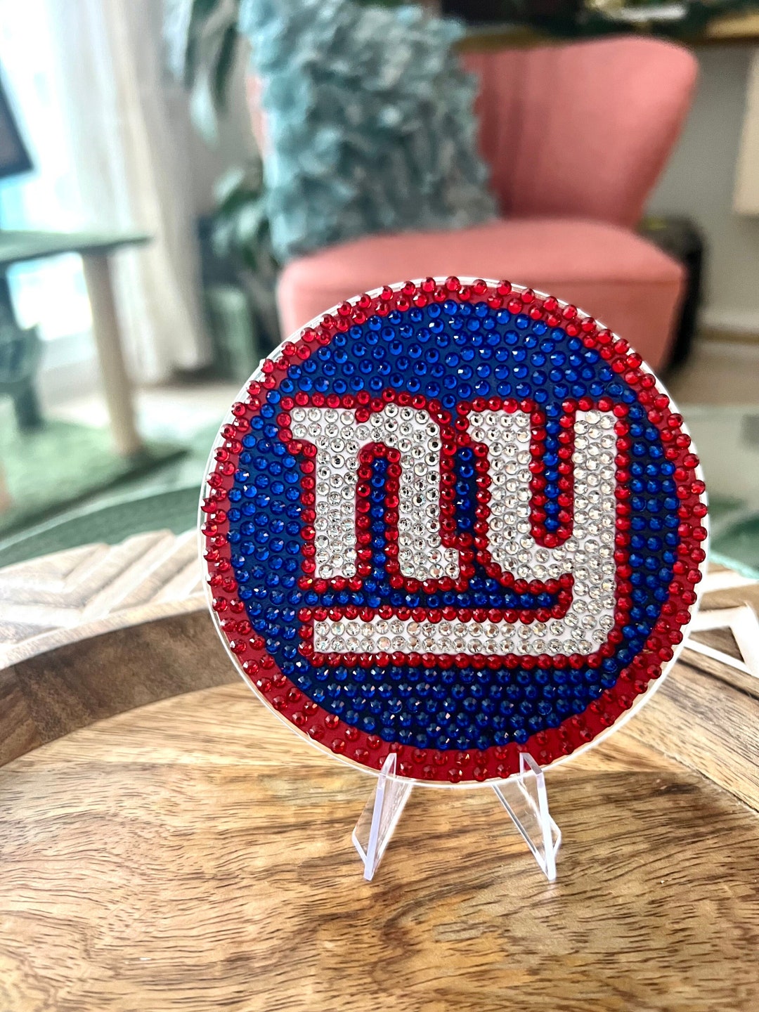New York Giants Coaster or Art Piece NY Giants Merch Etsy
