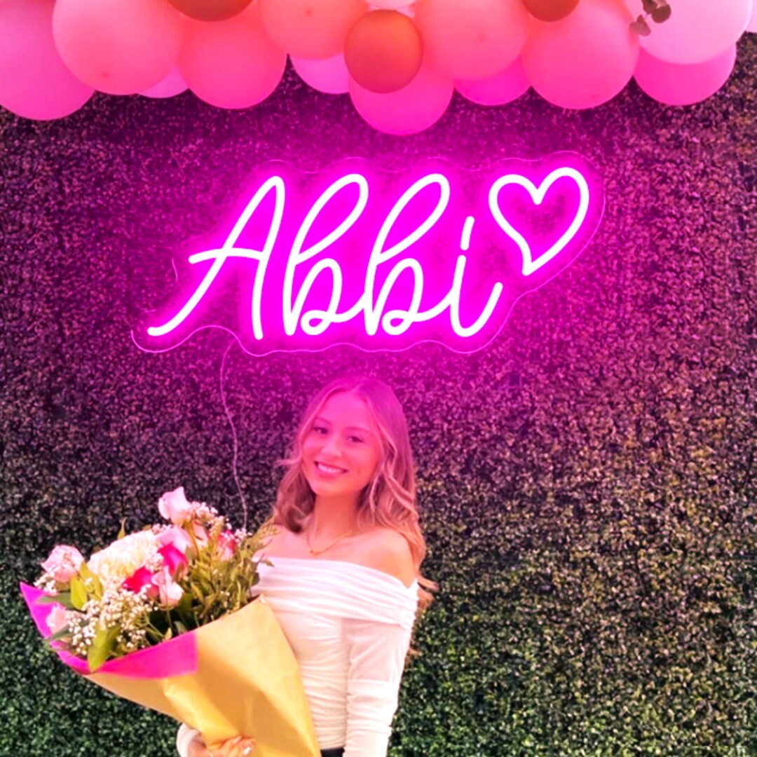 Neon Name Sign Custom Name Neon Sign Bedroom Light up Name Sign Wall