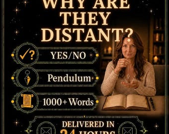 Why Are They Distant? Psychic Reading | Relationship Clarity Reading | Personalized Love Insight | Delivered Within 24 Hours
