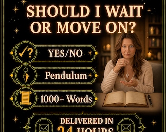 Should I Wait or Move On? Pendulum Reading | Relationship Decision Reading | Love, Ex & No Contact Guidance | Delivered in 24 Hours