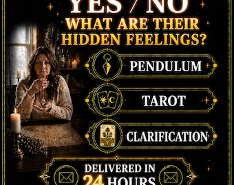 Hidden Feelings Pendulum Reading, Are They Hiding Their True Feelings, Love Reading, Relationship Insight, Personalized Reading