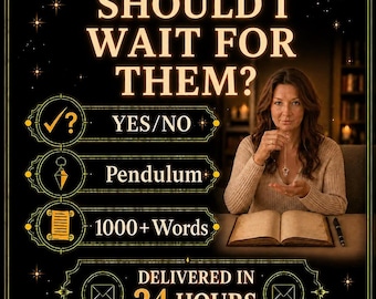 Should I Wait For Them? Tarot & Psychic Reading | Relationship Clarity Reading | Love Decision Guidance | Personalized Reading
