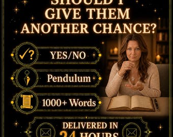 Should I Give Them Another Chance? Pendulum Reading | Relationship Decision Reading | Ex, Reconciliation & Trust Guidance