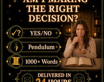Am I Making the Right Decision? Pendulum Reading | Life, Love & Career Guidance | Yes No Clarity Reading | Delivered in 24 Hours