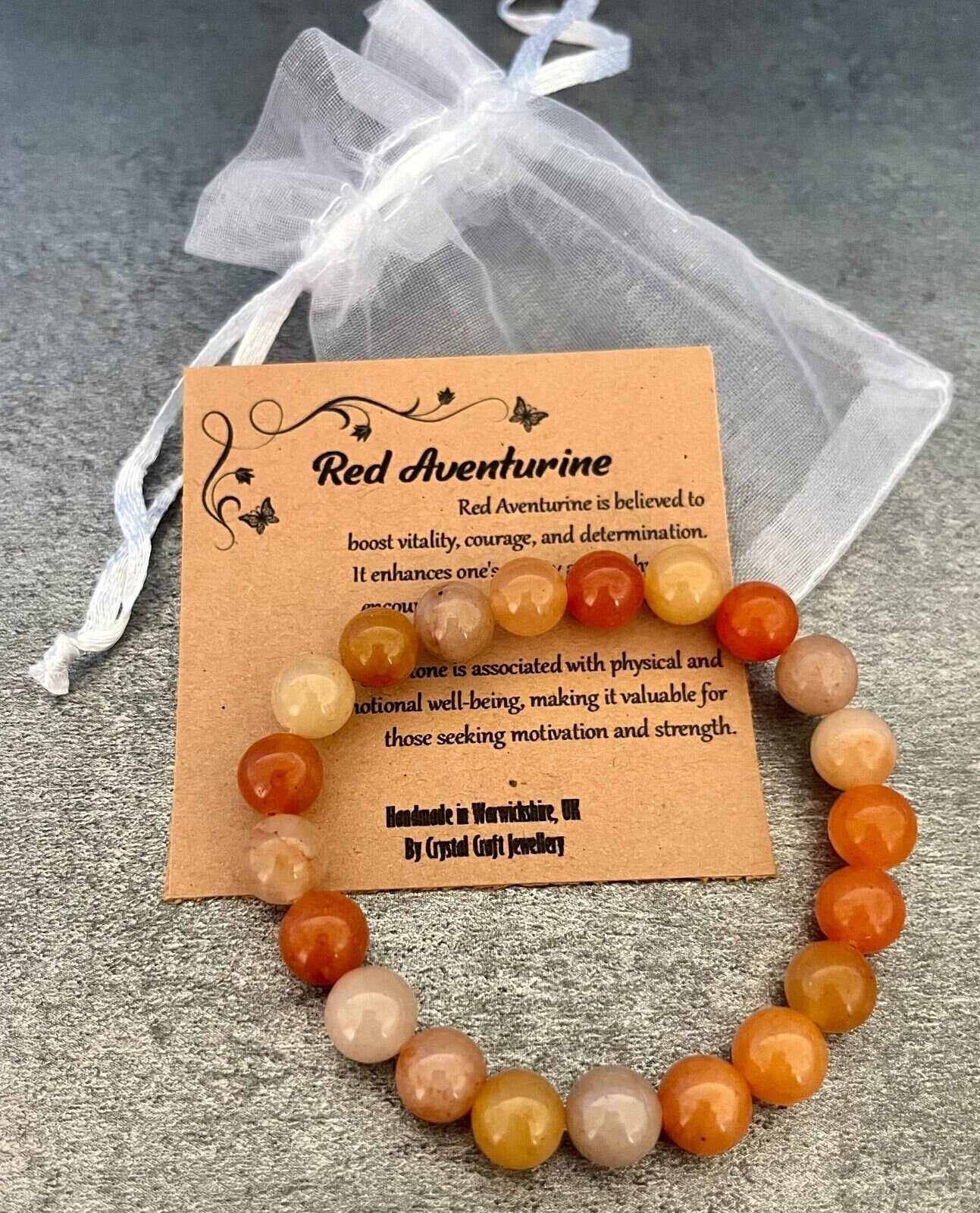 Red aventurine shop bracelet