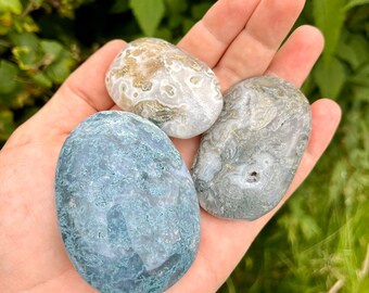 Agate mousse grande pierre de palmier Choisissez votre propre cristal naturel