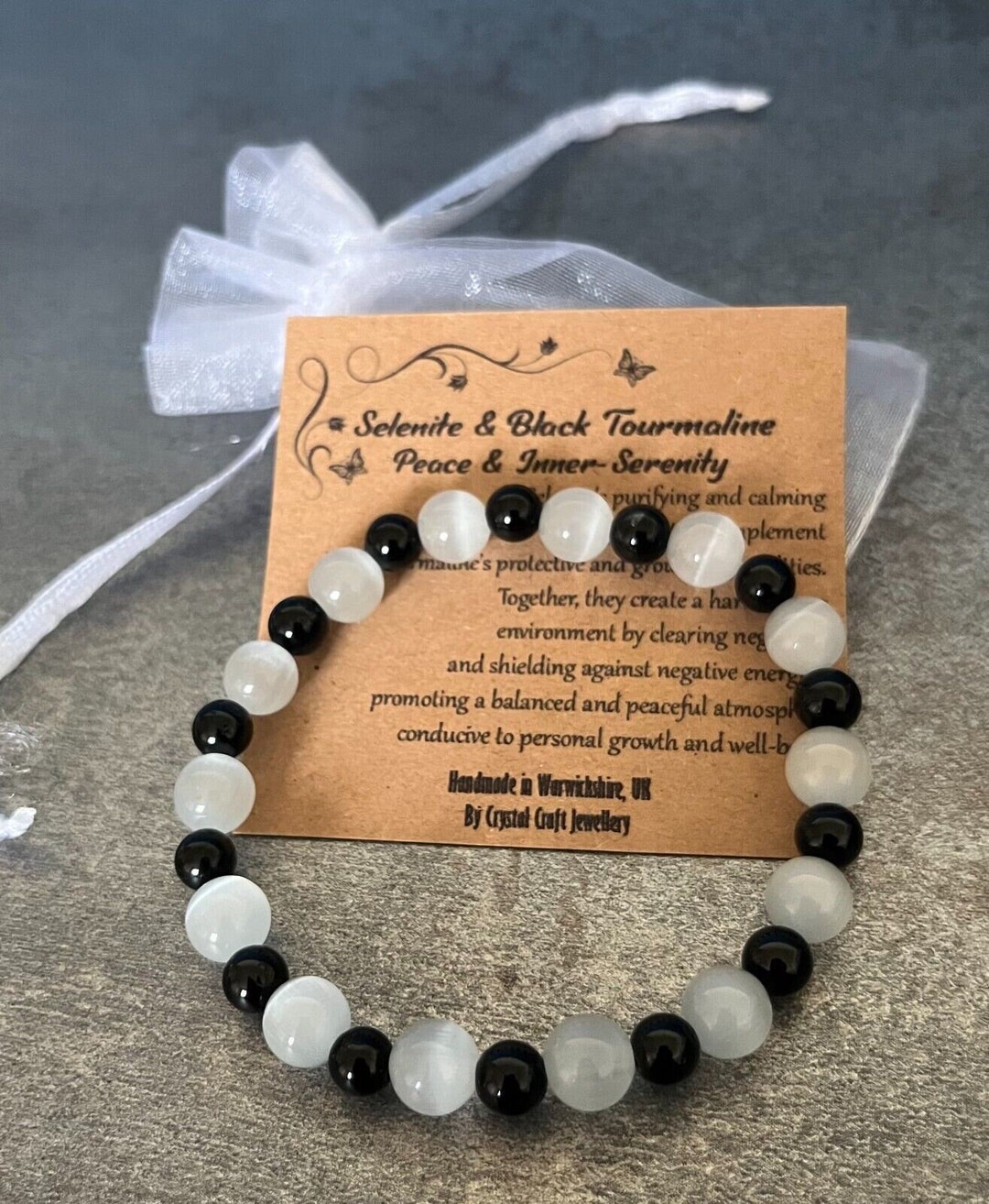 Bracciale di Tormalina Grezza Multicolore e Argento 925 - Bracciali