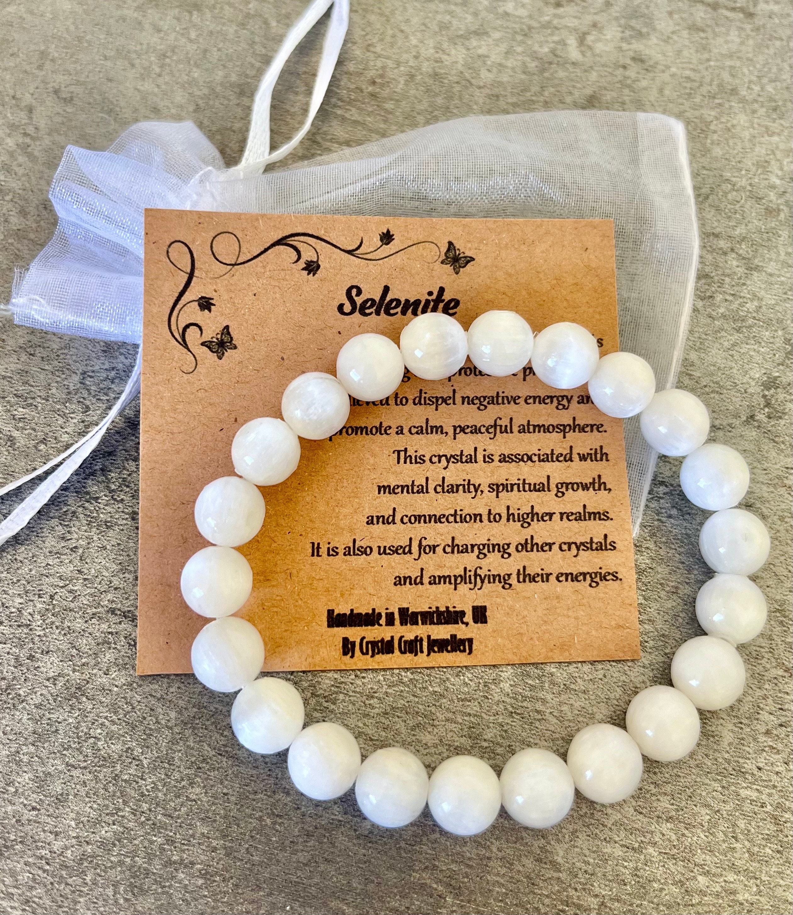 Selenite Crystal Bracelet – AshokaSundari Jewels