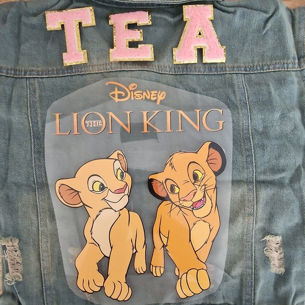 Veste personnalisé pour enfant roi lion