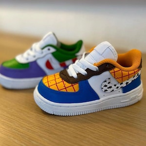 Custom Toy Story inspired Air Force 1 Trainers Sneakers
