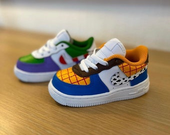 Custom Toy Story inspired Air Force 1 Trainers Sneakers