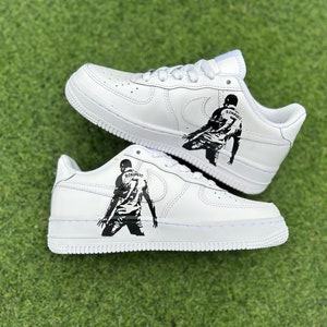 Cristiano Ronaldo CR7 Custom Air Force 1 Trainers Sneakers Football Soccer Inspired image 3