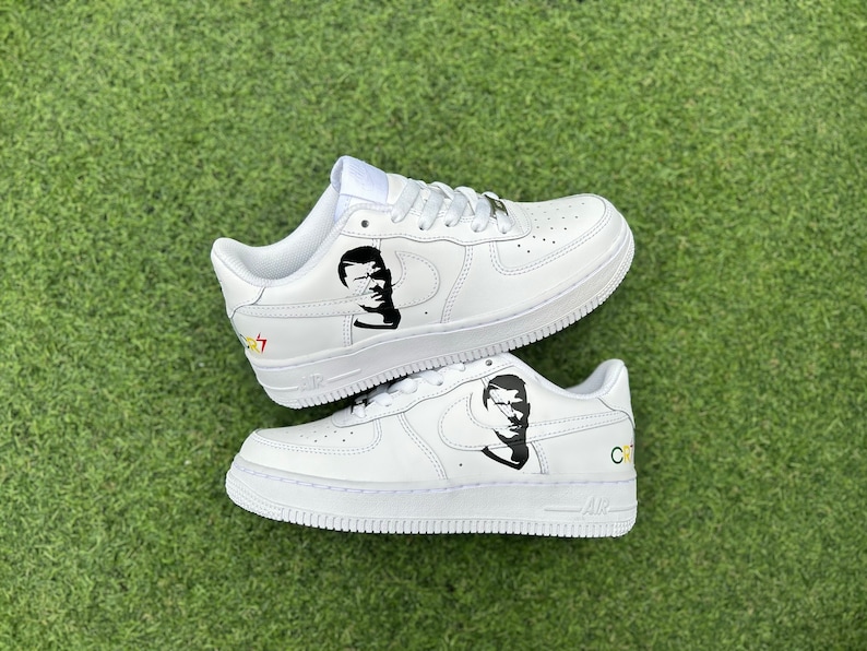 Cristiano Ronaldo CR7 Custom Air Force 1 Trainers Sneakers Football Soccer Inspired image 4