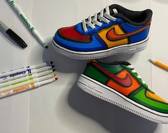 Custom Air Force 1 Cartoon Trainers Sneakers