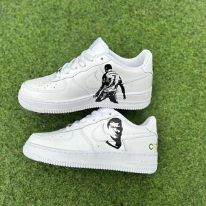 Cristiano Ronaldo CR7 Custom Air Force 1 Trainers Sneakers Football Soccer Inspired image 5