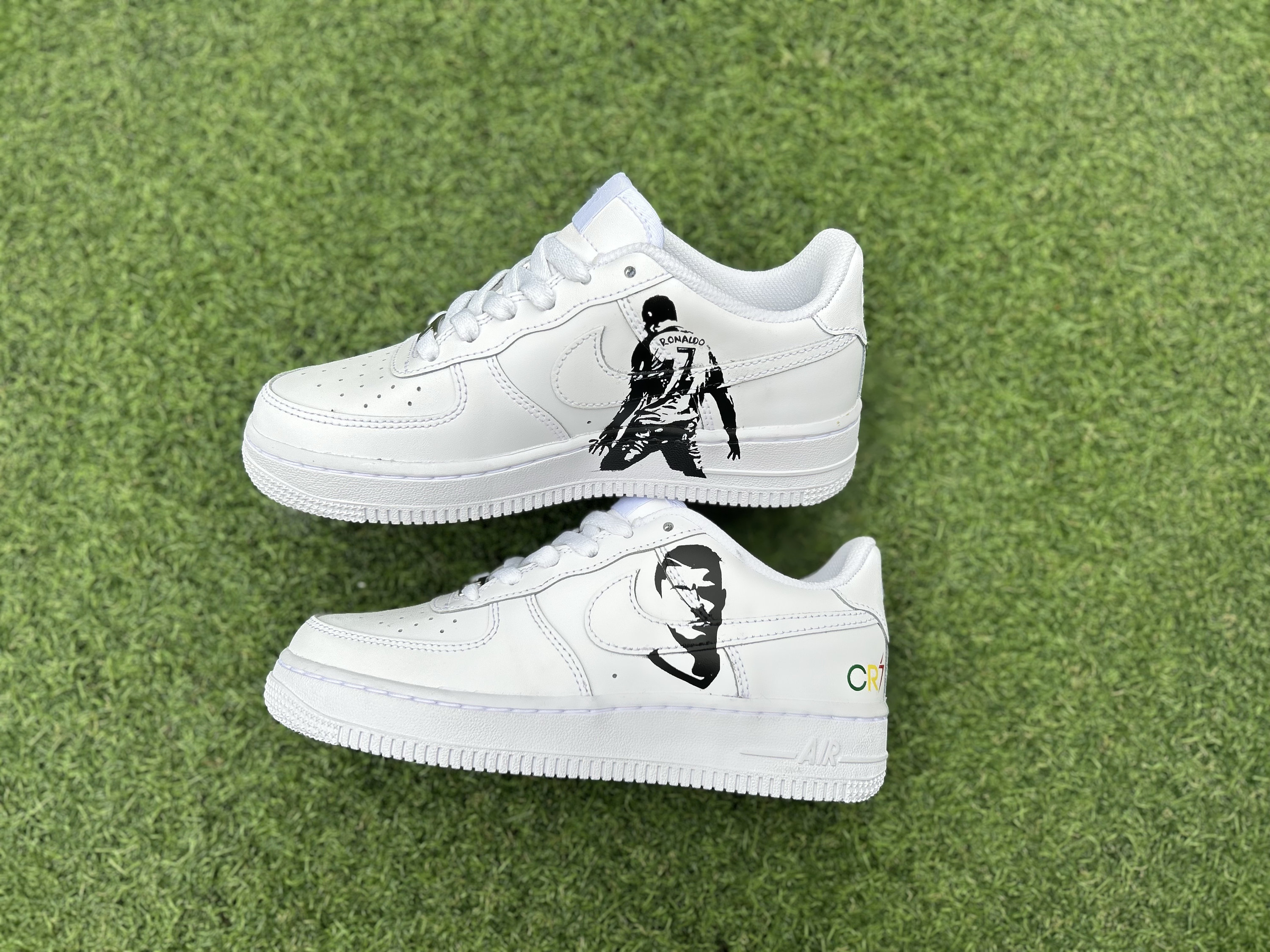 Cristiano Ronaldo CR7 Custom Air Force 1 Trainers Sneakers Cristiano Ronaldo CR7 Custom Air Force 1 Trainers Sneakers