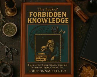 The Book of Forbidden Knowledge || Occult Grimoire of Black Magic, Witchcraft & Esoteric Secrets|| Goetia, Pagan