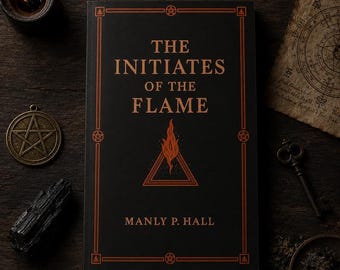 The Initiates of the Flame by Manly P. Hall || Hermetic Philosophy || Vintage Occult || Mysticism ||Symbolism || Alchemy || Paperback