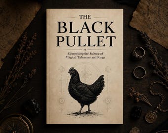 The Black Pullet (La Poule Noire) | Rare Occult Grimoire Paperback |Magical Talismans, Magic Rings, Ceremonial Magic & Kabbalah| Paperback