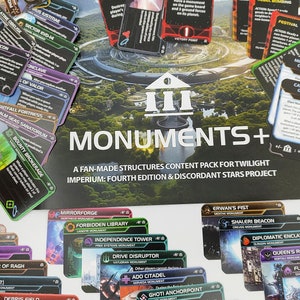Monuments+ - Fan-Made Expansion for Twilight Imperium 4th Edition and Discordant Stars