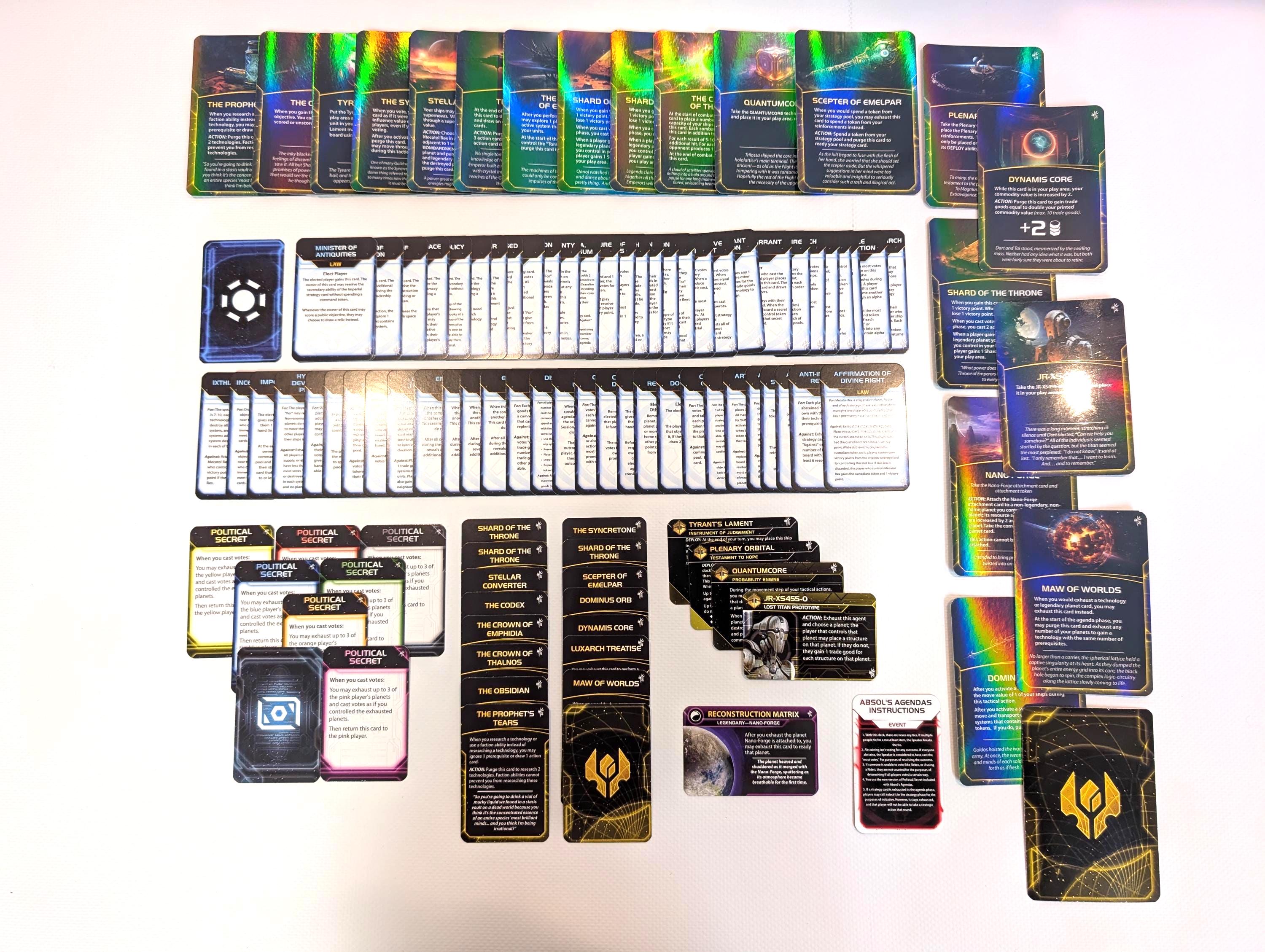 う*る様 IMPERIUM タクティカルエンパイア 未開封 Absol's Alternate Agenda Phase V4 and Relics HOLOGRAPHIC Cards for