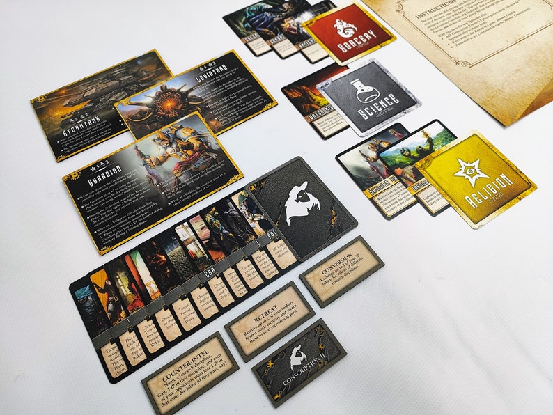 Clockwork Wars Game Upgrade Pack Print & Play Update image 5