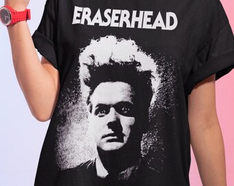 ユニセックス イレイザーヘッド映画Tシャツ、デヴィッド・リンチ映画